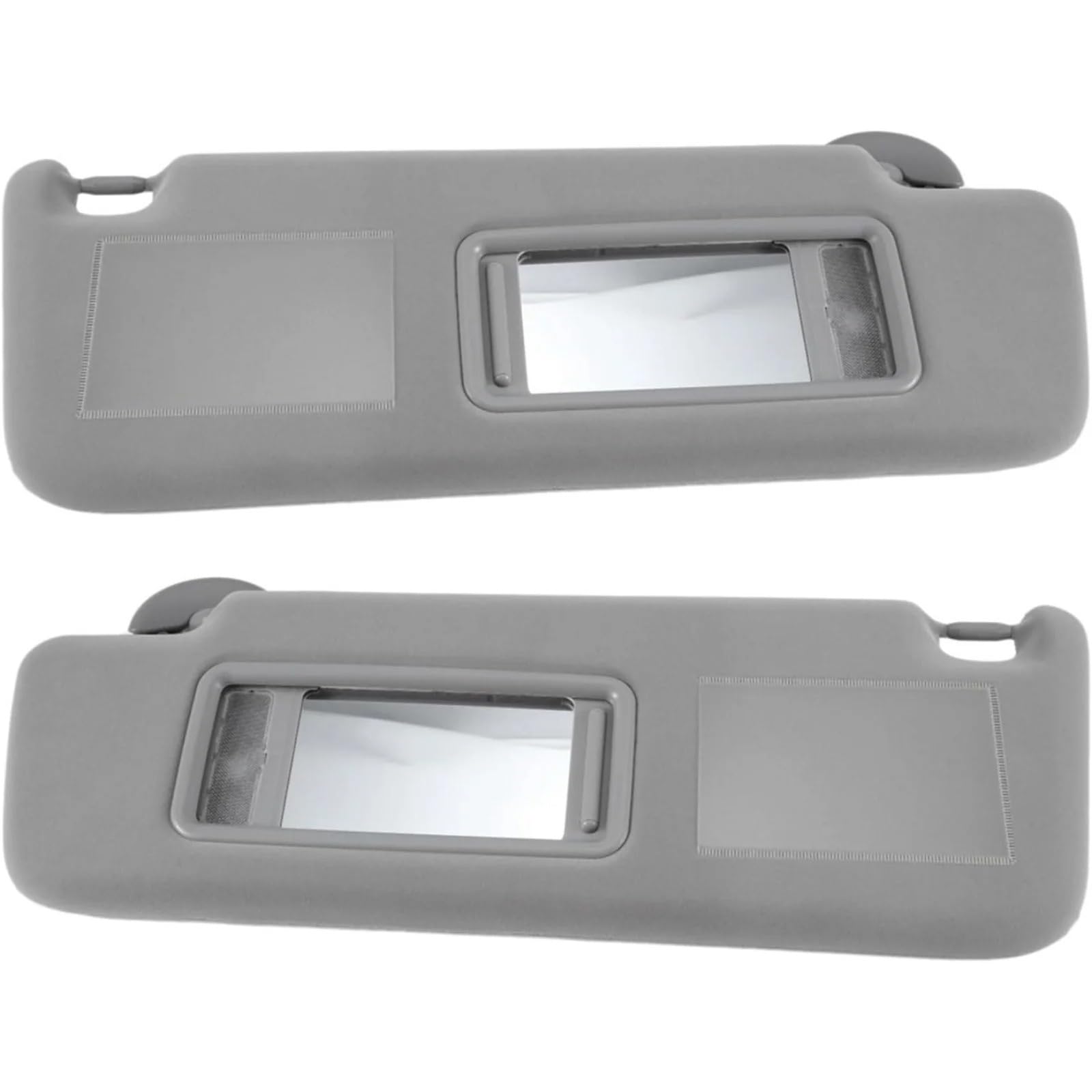 Sonnenblende Sonnenschutz Sonnenblende Mit Make-up-Spiegel Für Toyota Prado 2002 2003 2004 2005 2006 2007 2008 2009 74320-60850-B1(Left Right Set Gray) von AVFORA