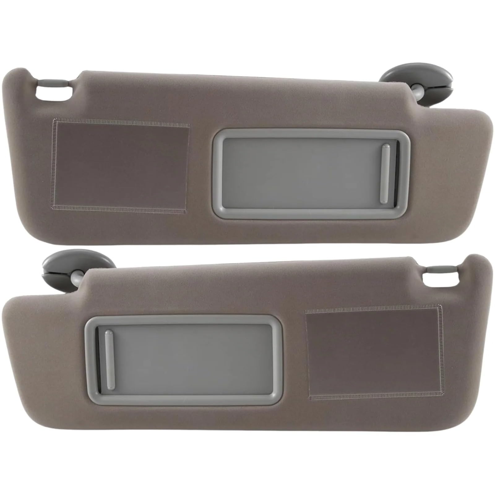 Sonnenblende Sonnenschutz Sonnenblende Mit Make-up-Spiegel Für Toyota Prado 2002 2003 2004 2005 2006 2007 2008 2009 74320-60850-B1(Left Right Set beige) von AVFORA