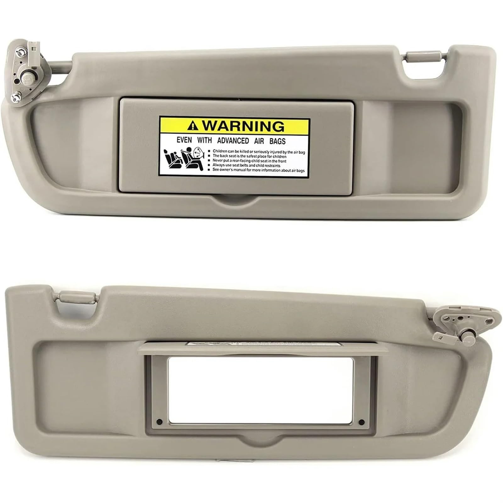 Sonnenblende Sonnenschutz Sonnenblenden Für Die Linke Fahrer- Und Rechte Beifahrerseite Für Civic 2006 2007 2008 2009 2010 2011 83230-SNA-A01ZB(Warm Gray) von AVFORA