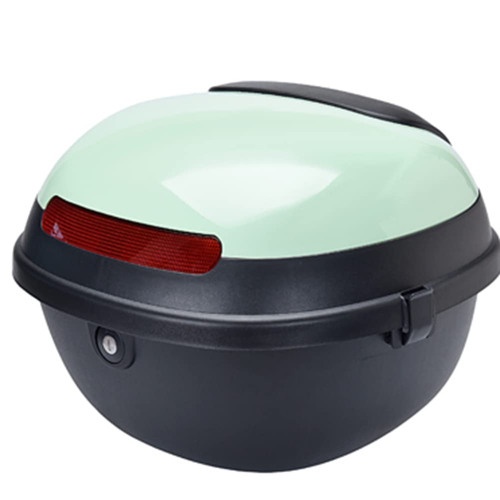 AVIITI Motorrad Heckbox, Motorrad Roller Top Box Heckkoffer Gepäckbox, Mit Rückenlehne Helmschloss Aufbewahrungstasche,Grün,35x40x27cm AVIITI Motorrad Heckbox, Motorrad Roller Top Box Heckkoffer Gepäckbox, Mit Rückenlehne Helmschloss Aufbewahrungstasche,Grün,35x40x27cm von AVIITI