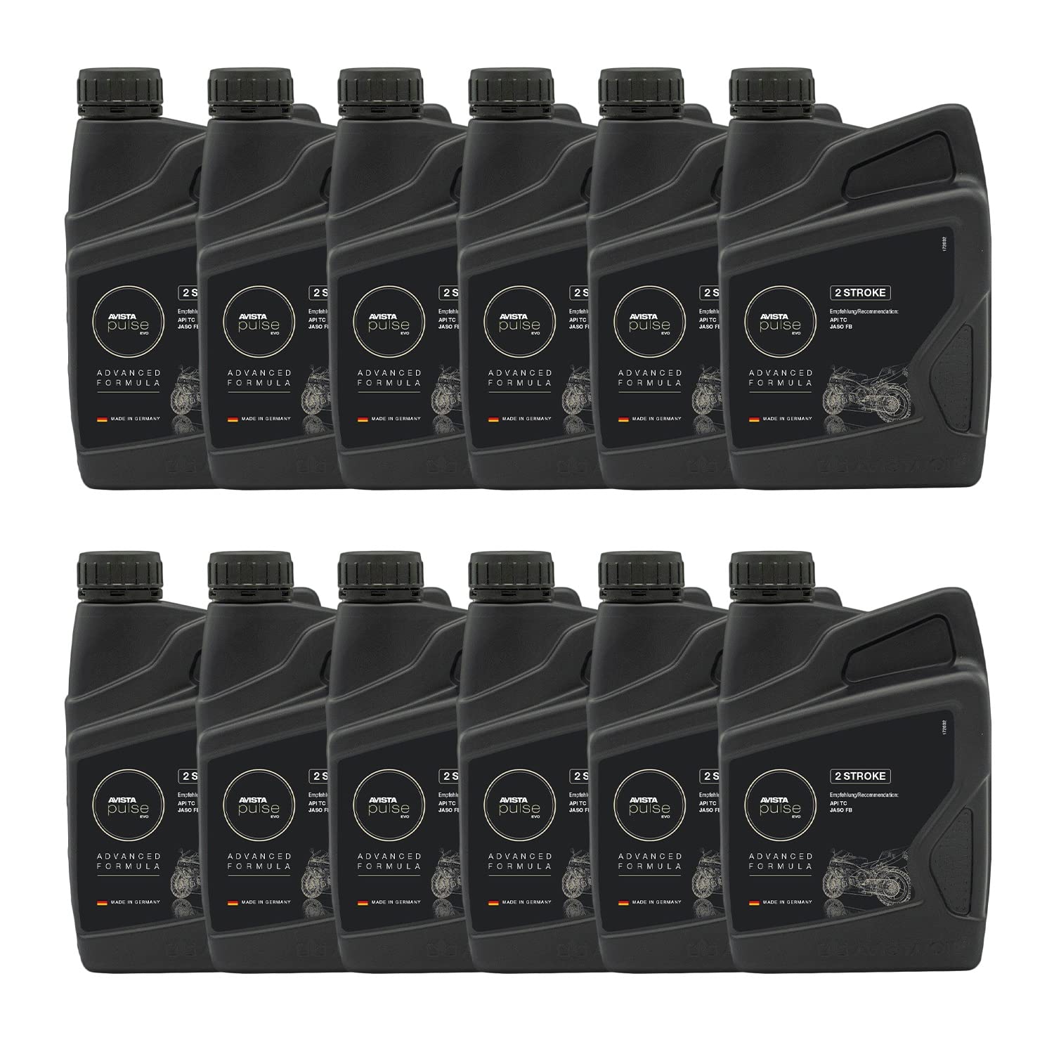 12x AVISTA Pulse Evo 2 Stroke 2-Takt Öl Zweitaktöl für Motorroller, Roller, Simson, erfüllt API TC/JASO FB 1L 12x AVISTA Pulse Evo 2 Stroke 2-Takt Öl Zweitaktöl für Motorroller, Roller, Simson, erfüllt API TC/JASO FB 1L von AVISTA OIL