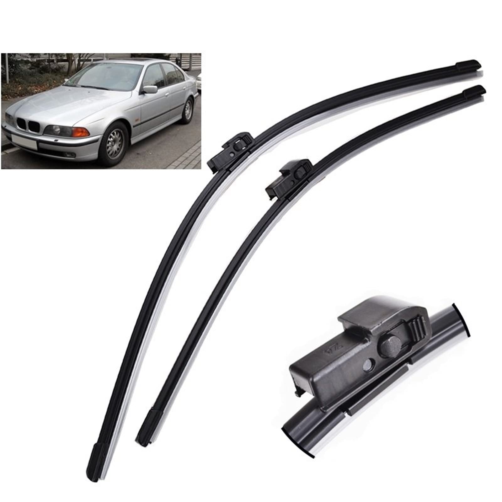 Scheibenwischerblätter Frontwischerblätter Für BMW 5er E39 525i 528i 530i 540i M5 Windschutzscheibe Windschutzscheibe Frontscheibe 26 "+ 22" Auto Scheibenwischerblätter Frontwischerblätter Für BMW 5er E39 525i 528i 530i 540i M5 Windschutzscheibe Windschutzscheibe Frontscheibe 26 "+ 22" Auto von AWARFY