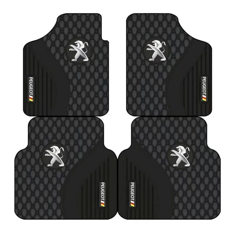 4 Stück Auto-Fussmatten, für Peugeot 106 1991-2003 Vorne und Hinten Automatten Set, Auto Teppiche ZubehöR, Wasserdicht rutschfest Kratzfest 4 Stück Auto-Fussmatten, für Peugeot 106 1991-2003 Vorne und Hinten Automatten Set, Auto Teppiche ZubehöR, Wasserdicht rutschfest Kratzfest von AWCYRHI