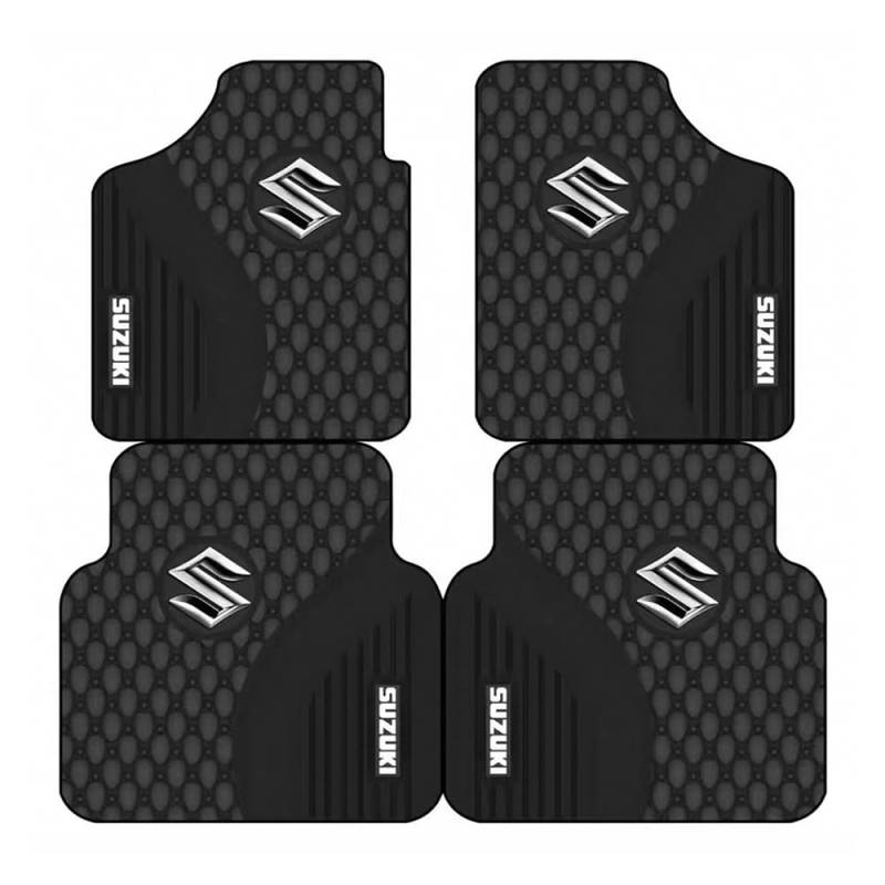 4 Stück Auto-Fussmatten, für Suzuki Liana 2004-2007 Vorne und Hinten Automatten Set, Auto Teppiche ZubehöR, Wasserdicht rutschfest Kratzfest von AWCYRHI