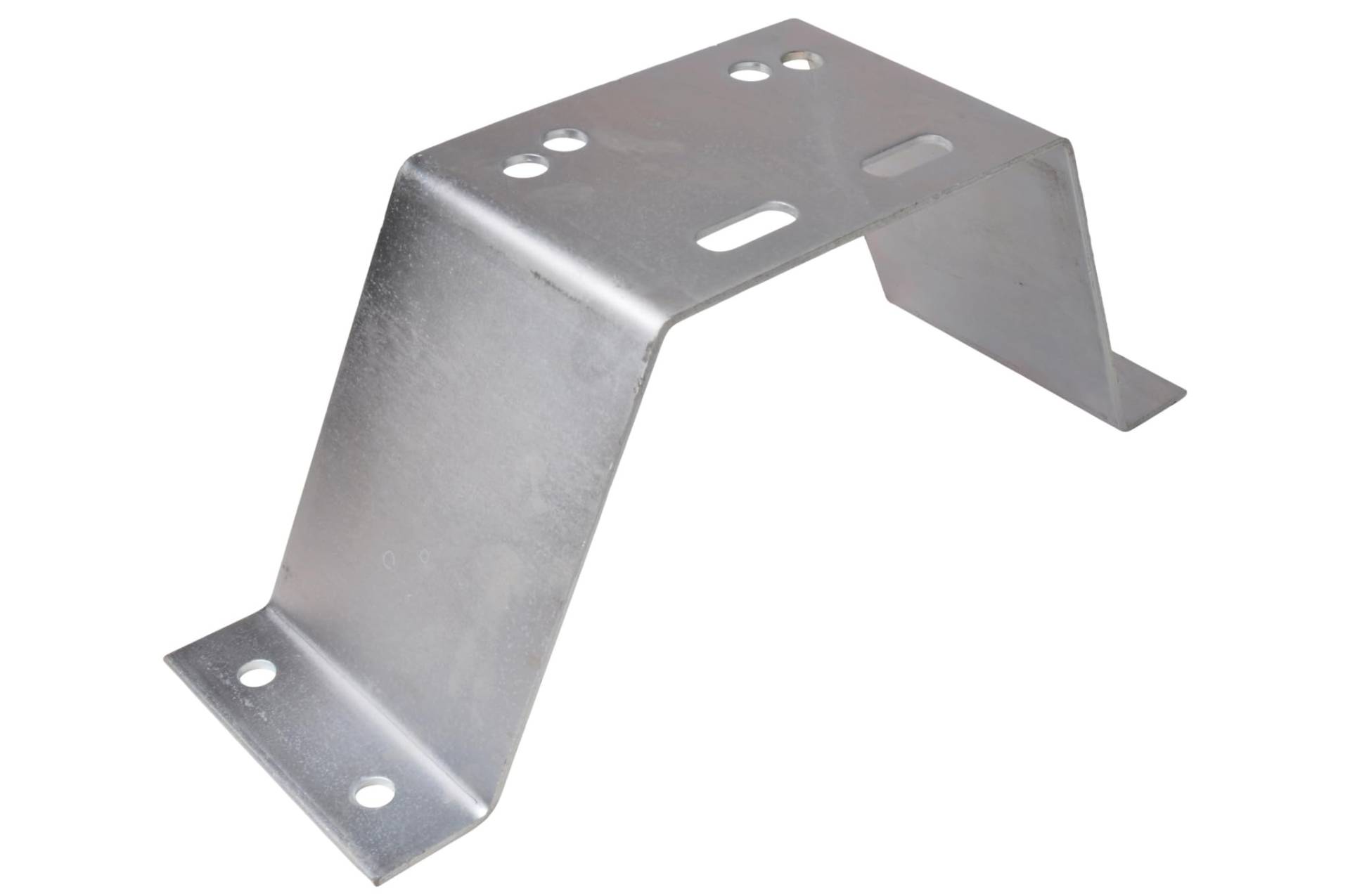 AWD Ersatzradhalter mit Befestigungslöchern für 4- und 5-Loch-Felgen, Silber, verzinkter Stahl (3,5 mm), Gepäckträger Montage von AWD