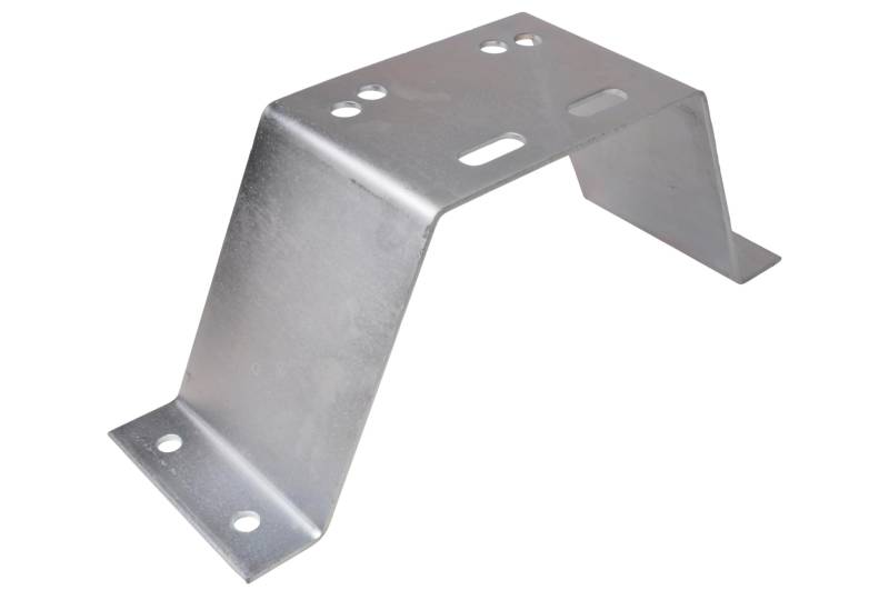 AWD Ersatzradhalter mit Befestigungslöchern für 4- und 5-Loch-Felgen, Silber, verzinkter Stahl (3,5 mm), Gepäckträger Montage von AWD