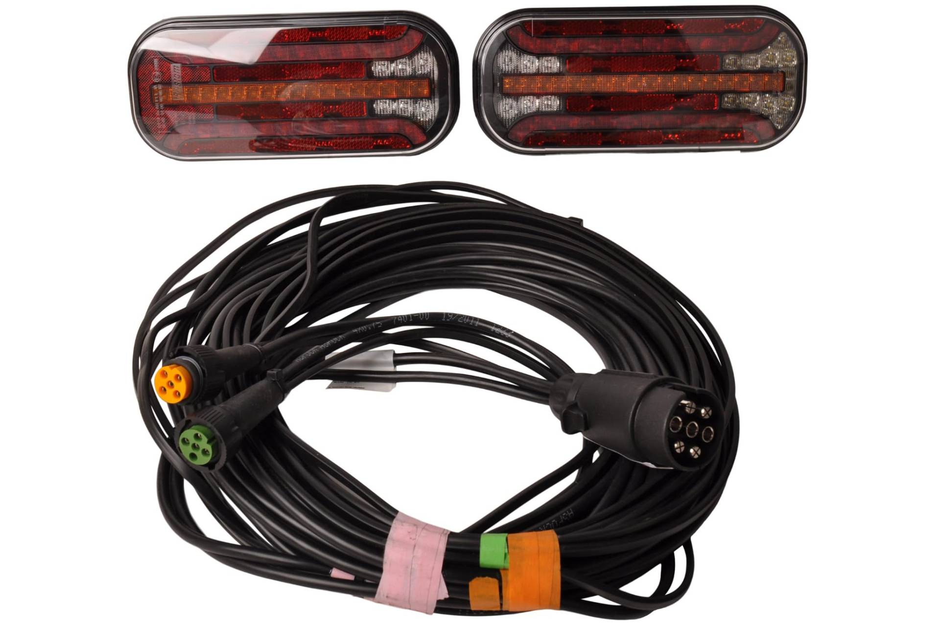 AWD Fristom FT-230 - LED Rückleuchten Set - 7 Meter HauptKabel inklusive 4 Meter von AWD