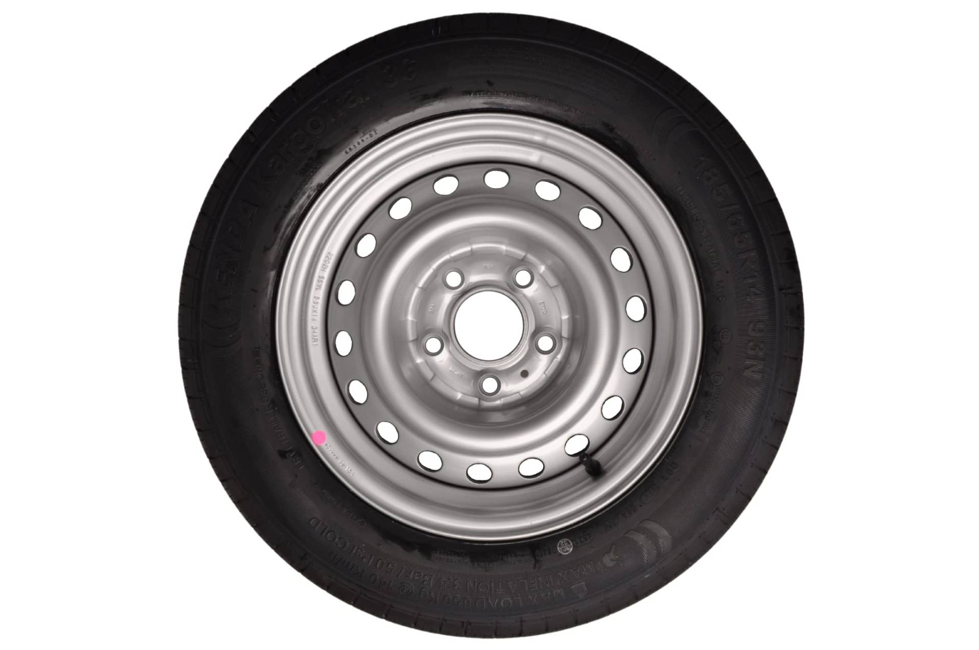 AWD Komplettrad 185/65R14 Reifen + Felge (Lochkreis 5x112) 650kg Nabendurchmesser 67 von AWD