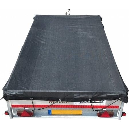 Premium Anhängernetz - 410x210 cm - inklusive Gummiband rundum - UV-beständig - von AWD