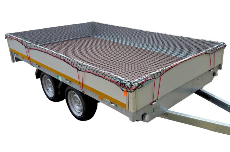 AWD Premium Anhängernetz - Maschennetz - 250x200 cm - inklusive Gummiband rundum - von AWD