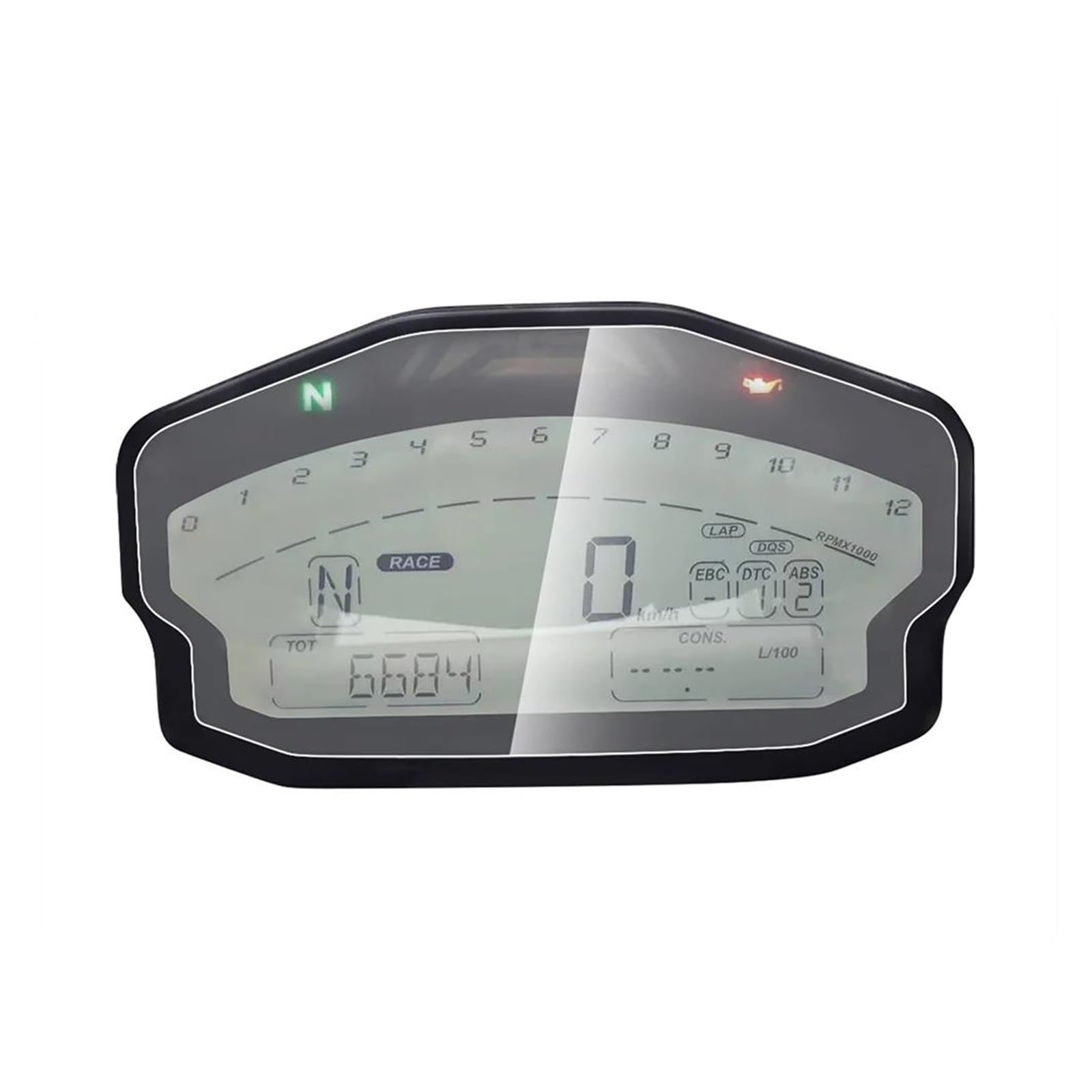 Armaturenbrett Displayschutzfolie Für Ducati Für Panigale 899 959 1199 1299 Motorrad Instrument Cluster Kratzschutz Film Dashboard Screen Protector Tachoschutzfolie(4 pcs) von AWGNTQQ