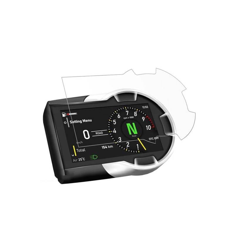 Armaturenbrett Displayschutzfolie Für Ducati Für Scrambler 800 2023 Zubehör TFT Anti-Scratch Schutz Film Motorrad Dashboard Screen Protector Tachoschutzfolie(2 Set) von AWGNTQQ