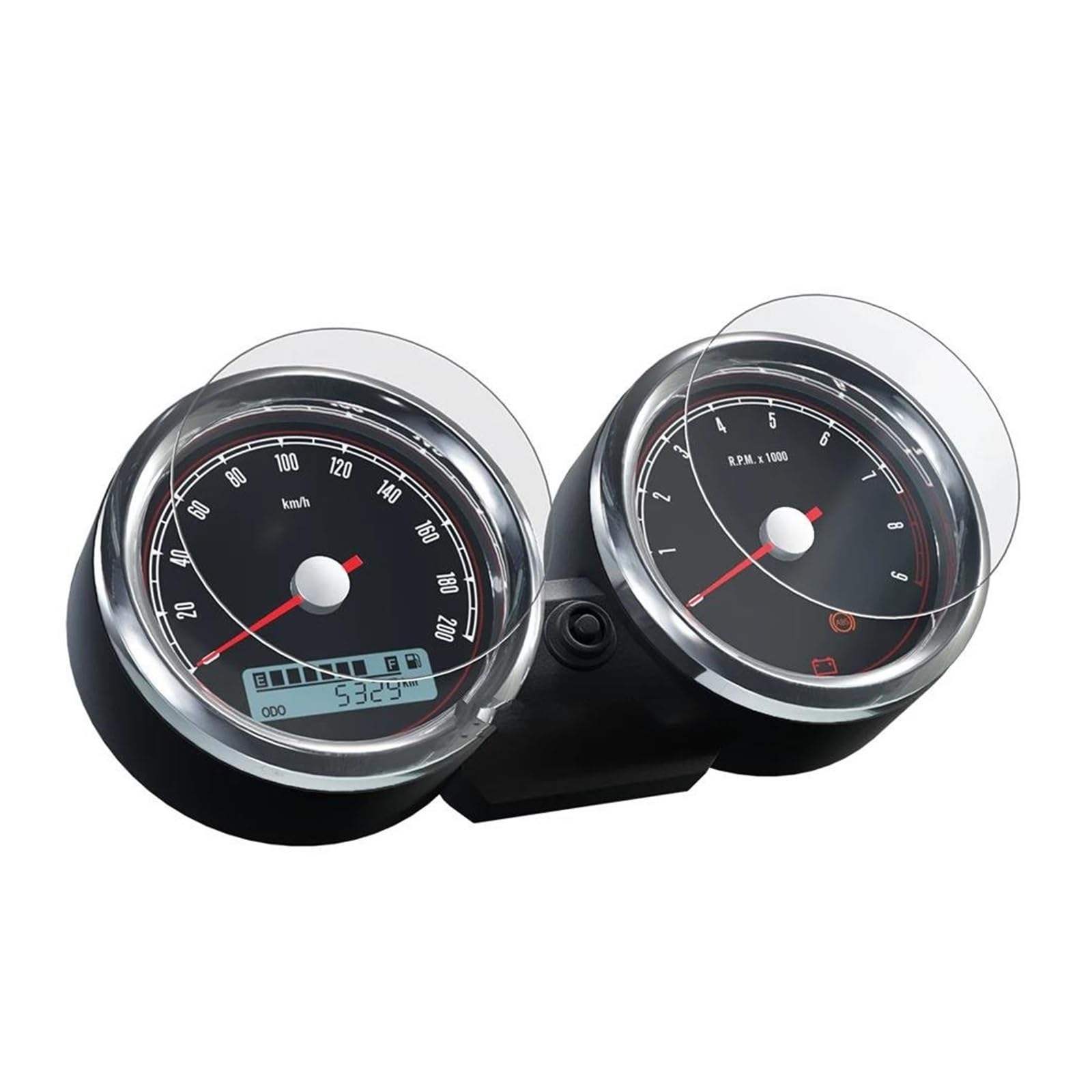 Armaturenbrett Displayschutzfolie Für Royal Für Enfield Für Continental GT 650 2018- Dashboard Screen Protector Zubehör TFT LCD Schutz Filme Tachoschutzfolie(4 Set) von AWGNTQQ