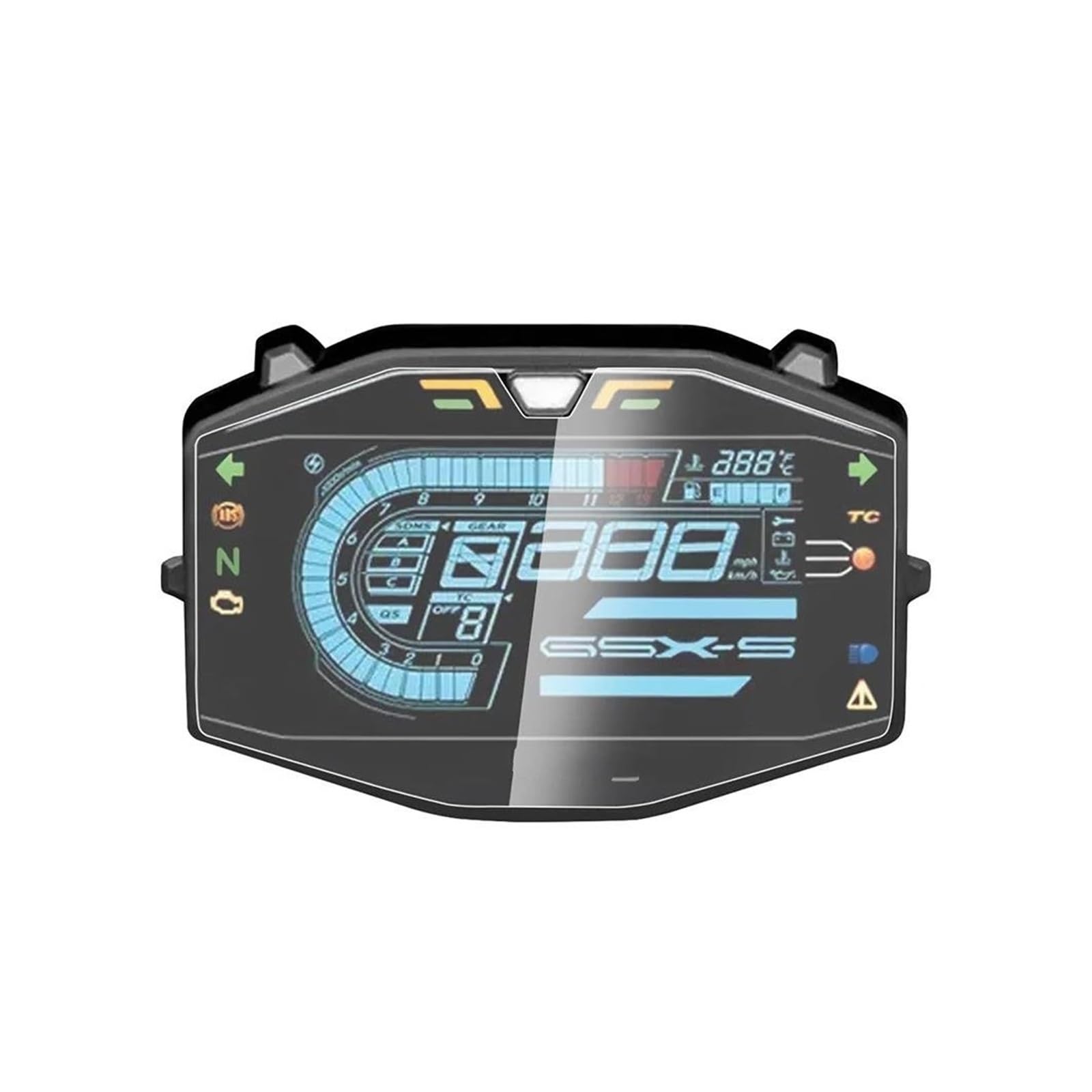 Armaturenbrett Displayschutzfolie Für Suzuki Für GSXR1000 2019-2022 Für V-strom1050/XT 2020 GSXS1000/S 2022 Motorrad Instrument Film Dashboard Screen Protector Tachoschutzfolie(4 pcs) von AWGNTQQ