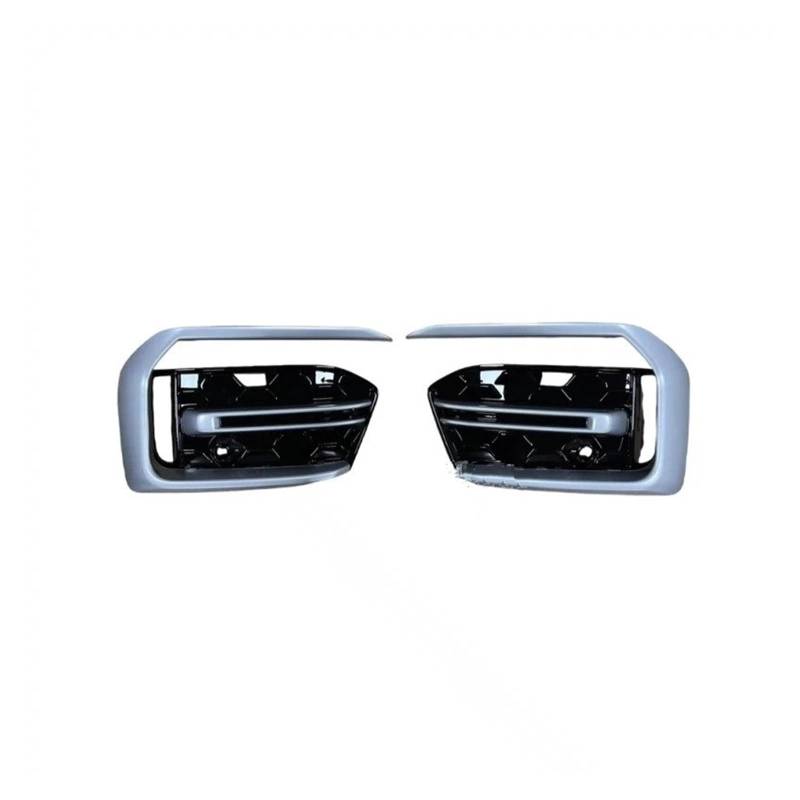 Auto Frontlippe Für A6 Für A 6 Für C8 Für Sport S-line Sline S6 2019 2020 2021 2022 2023 2024 2025 Auto Frontstoßstange Nebelscheinwerfer Kühlergrill Abdeckung Stoßfängerlippe Vorne(Silver Black) von AWGNTQQ