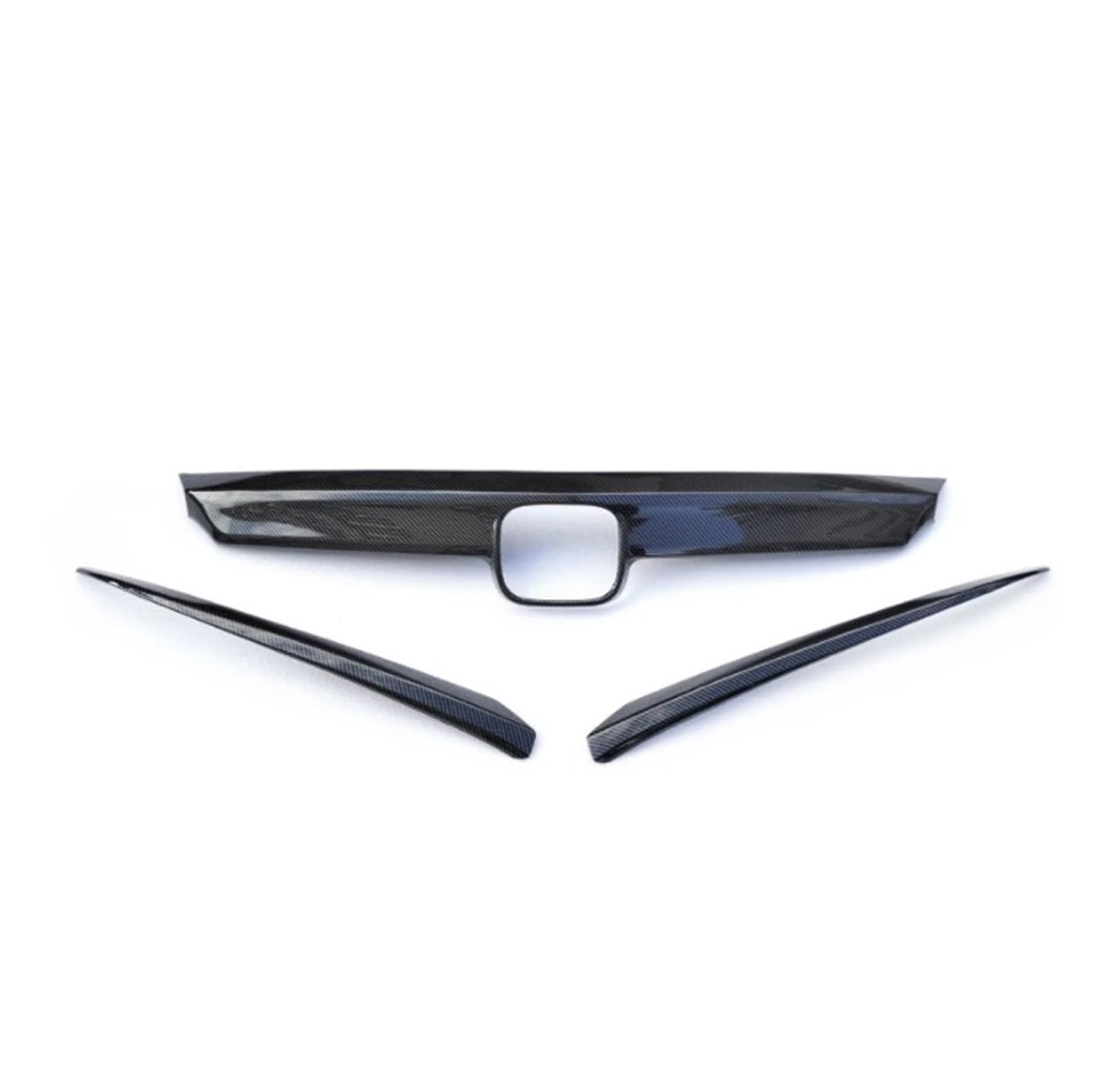 Auto Frontlippe Für Accord 10th GEN 2018 2019 2020 2021 Gloss Black Body Kits Tuning Auto Vorderen Stoßfänger Lip Diffusor Spoiler Stoßfängerlippe Vorne(Carbon Look) von AWGNTQQ