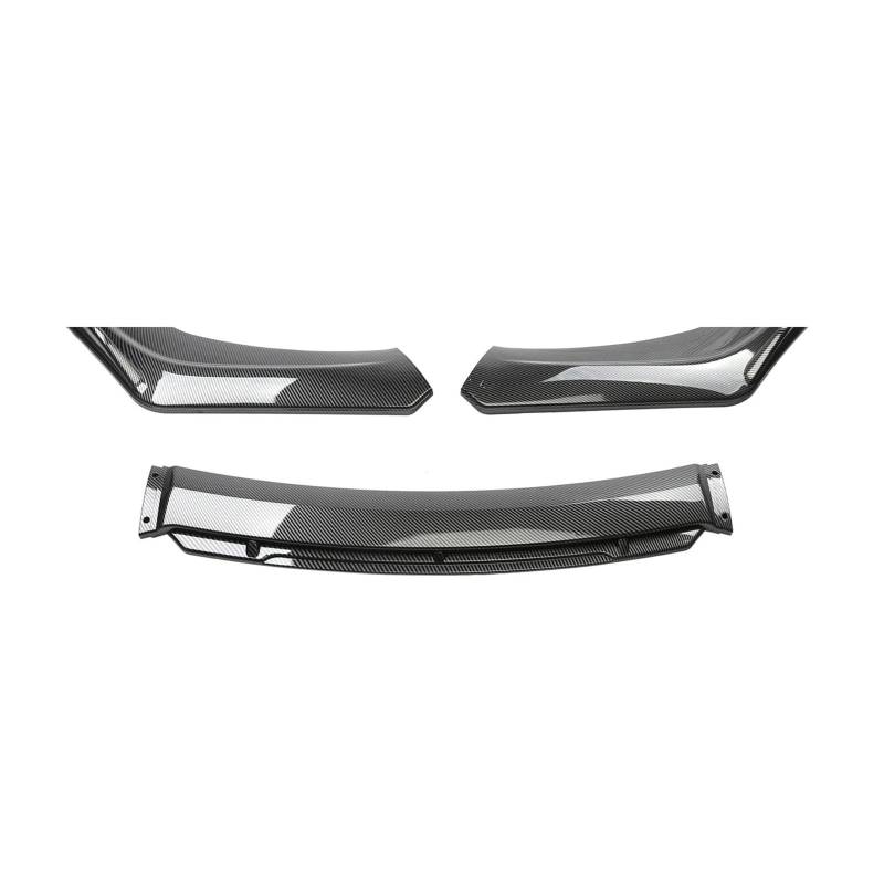 Auto Frontlippe Für VW Für Beetle Für A5 2011-2016 Auto Vorderen Stoßfänger Lip Auto Kinn Spoiler Splitter Diffusor Body Kits Trim Air Dam Protector Stoßfängerlippe Vorne(Carbon Look) von AWGNTQQ