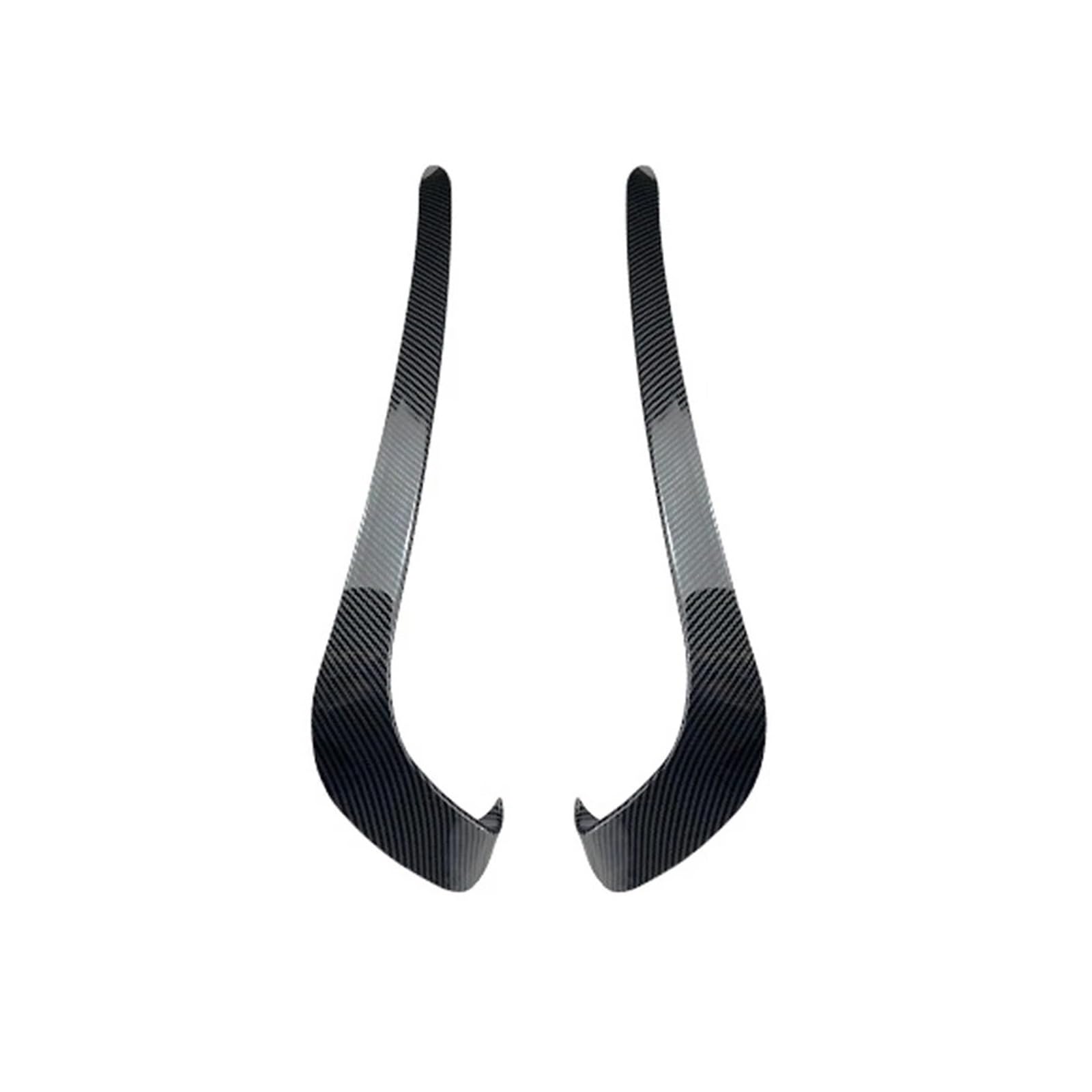 Auto Frontlippe Für VW Für Passat B7 2011 2012 2013 2014 2015 Frontschürze Spoiler Splitter Air Vent Nebel Lampe Kühlergrill Trim Stoßfängerlippe Vorne(Carbon Look) von AWGNTQQ