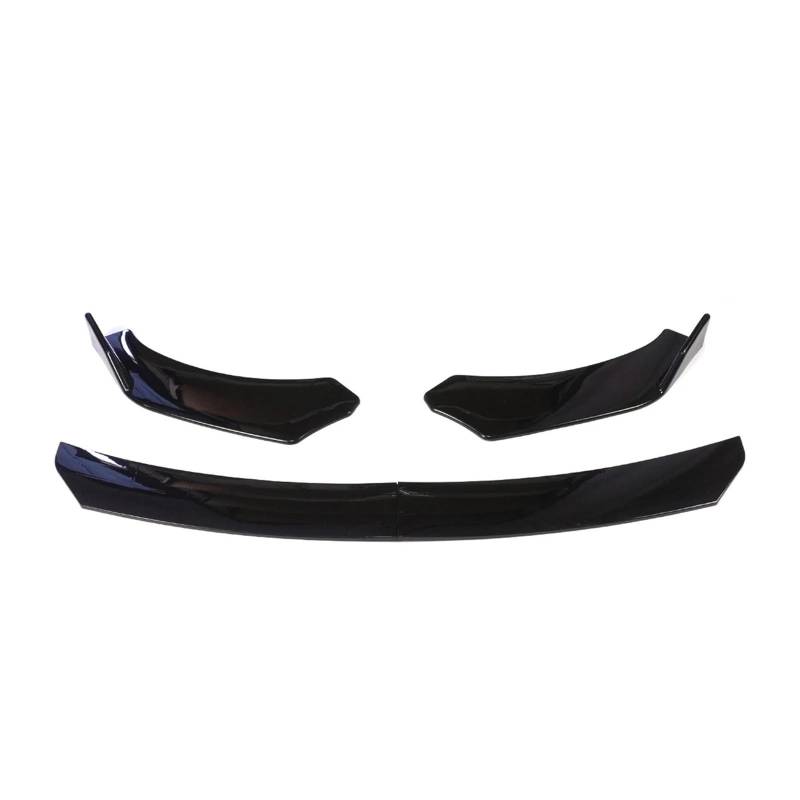 Auto Frontlippe Universal Für Auto Vorderen Stoßfänger Lip Body Kit Spoiler Splitter Diffusor 4PCS Einstellbare Carbon Fiber Canard Splitter Stoßfängerlippe Vorne(B-Style Bright) von AWGNTQQ