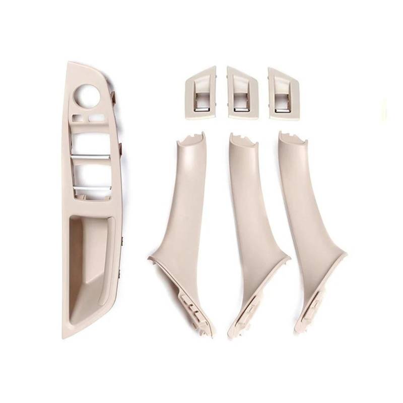 Auto Innentürgriff Für 5 Serie F10 F11 523i 525i 528i 530i LHD Beige Schwarz Grau Oyster Auto Innen Tür Armlehne Innen Pull Griff Set Auto Türgriff Innen(LHD Oyster) von AWGNTQQ