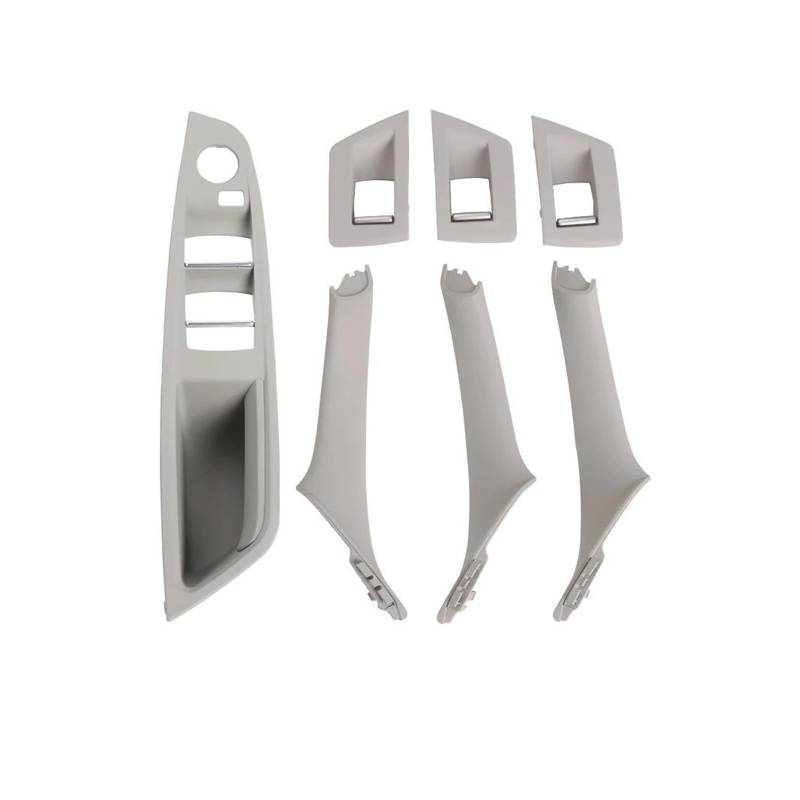 Auto Innentürgriff Für 5 Serie F10 F11 Auto Innen Tür Griff Panel Pull Trim Abdeckung Fenster Schalter Panel Griff Set Auto Türgriff Innen(LHD Gray) von AWGNTQQ