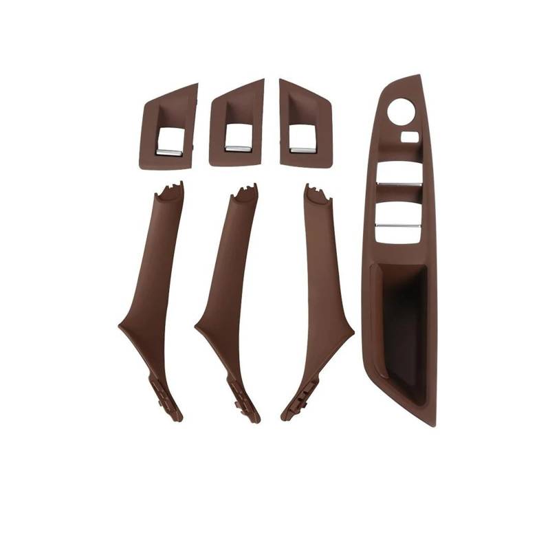 Auto Innentürgriff Für 5 Serie F10 F11 Auto Innen Tür Griff Panel Pull Trim Abdeckung Fenster Schalter Panel Griff Set Auto Türgriff Innen(RHD Red) von AWGNTQQ