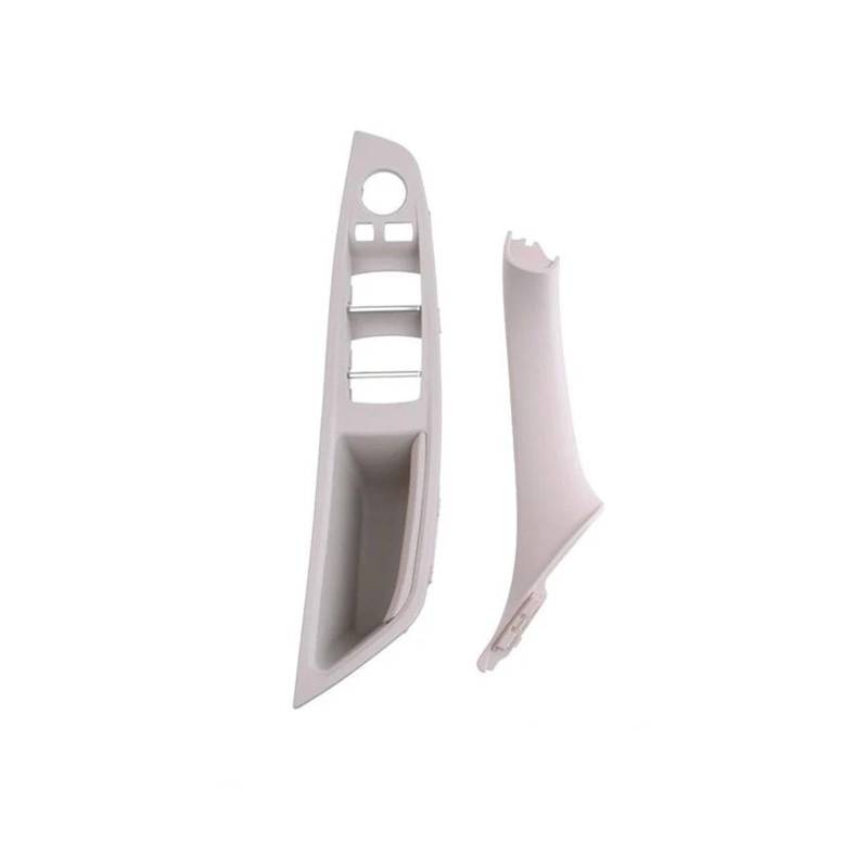 Auto Innentürgriff Für 5 Serie Für F10 F11 F18 Für 520i 523i 525i 528i 535i Innen Vorne Tür Armlehne Panel Trim Pull Griff Set Ersatz Auto Türgriff Innen(Gray LHD 2PCS) von AWGNTQQ