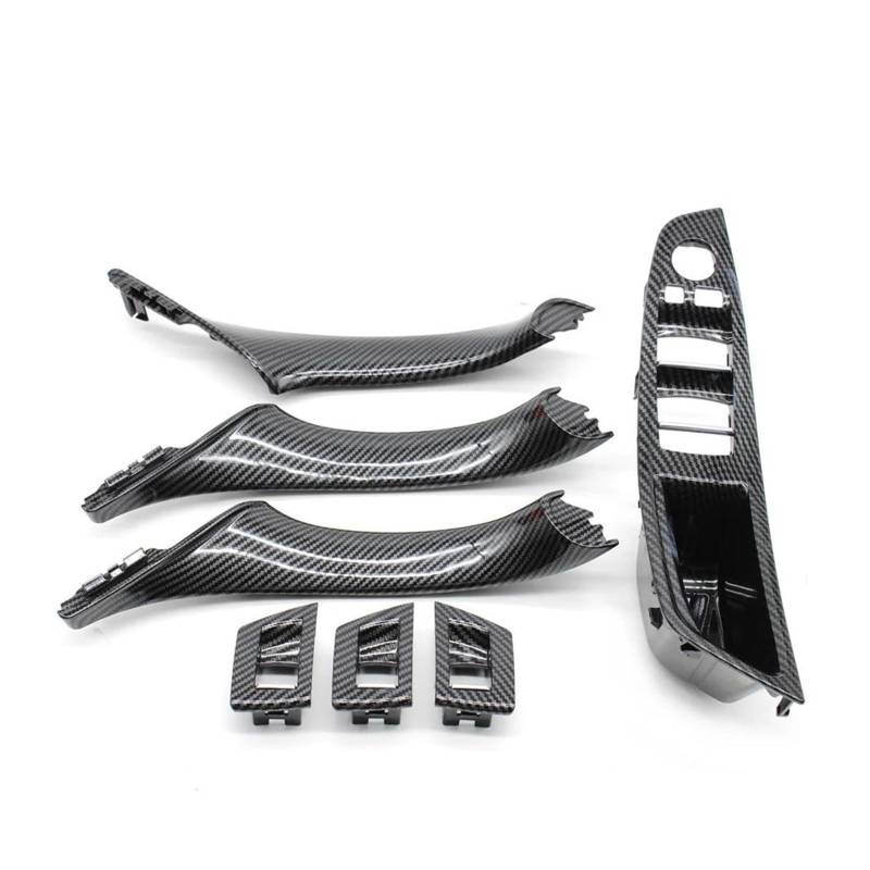 Auto Innentürgriff Für 5 Series F10 F11 520i 523i 525i 528i 535i 520d 530d Carbon Faser LHD RHD Auto Innen Tür Griff Armlehne Panel Trim Auto Türgriff Innen(RHD Inside Set) von AWGNTQQ
