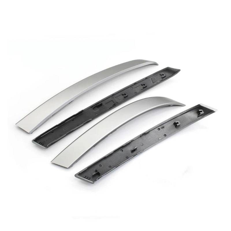 Auto Innentürgriff Für 5 Series M5 E60 E61 2004 2005 2006 2/4PCS Auto Innen Vorne Hinten Tür Links Rechts Grip Griff Trim Abdeckung Auto Türgriff Innen(Silver-4PCS) von AWGNTQQ