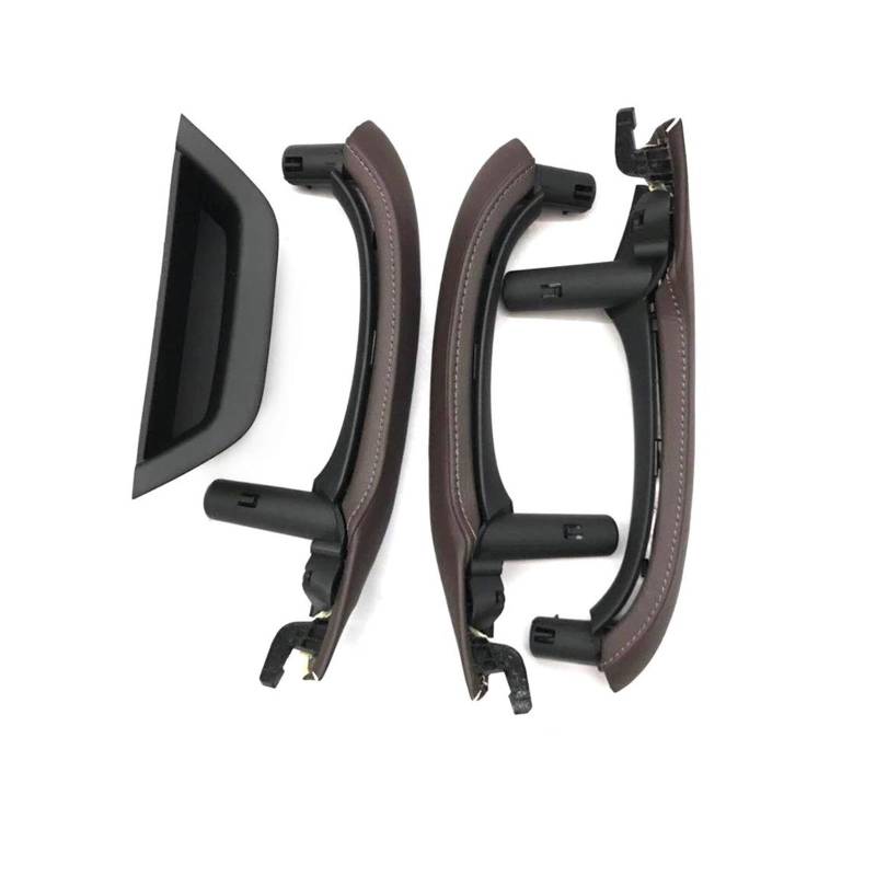 Auto Innentürgriff Für X3 X4 F25 F26 2010-2016 Links Rechts Fahrer Auto Innen Tür Pull Griff Leder Abdeckung Set Montage Ersatz Auto Türgriff Innen(LHD Set Moka) von AWGNTQQ
