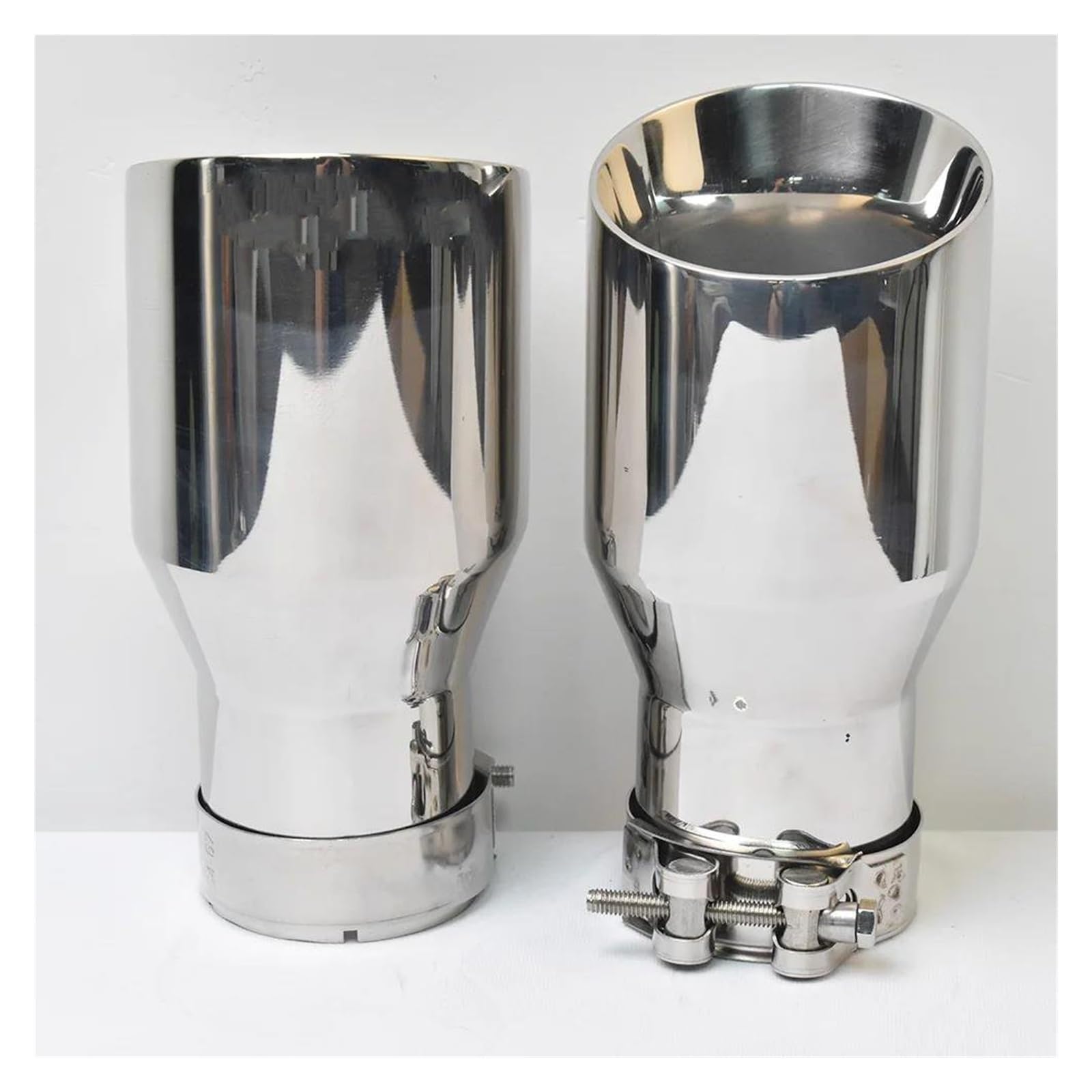 Endrohr 1 Stück Auto Helles Auspuffendrohr Edelstahl Abgeschrägt Für Edge Shinny Schalldämpferspitze Mit Remus Auspuff Endrohr(57-101mm) von AWGNTQQ