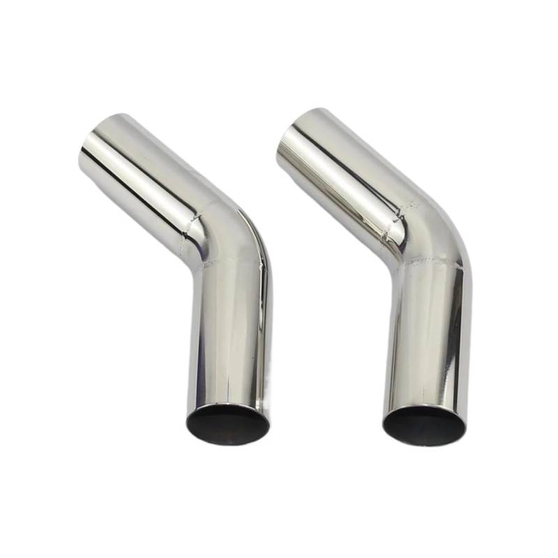Endrohr 1PCS Auto Zubehör Automobil Auspuffrohr Schalldämpfer Verwandelt Sich In Edelstahl Ellenbogen 45 Grad Winkel Rohr Zu Reduzieren Durchmesser Auspuff Endrohr(38mm) von AWGNTQQ