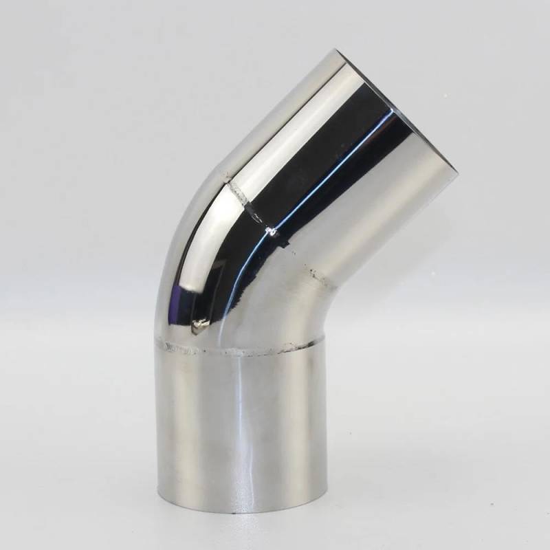 Endrohr 1PCS Autozubehör Automobil-Auspuffrohr-Schalldämpfer Verwandelt Sich In EIN 45-Grad-Winkelrohr Aus Edelstahl, Um Den Durchmesser Zu Verringern Auspuff Endrohr(51mm) von AWGNTQQ