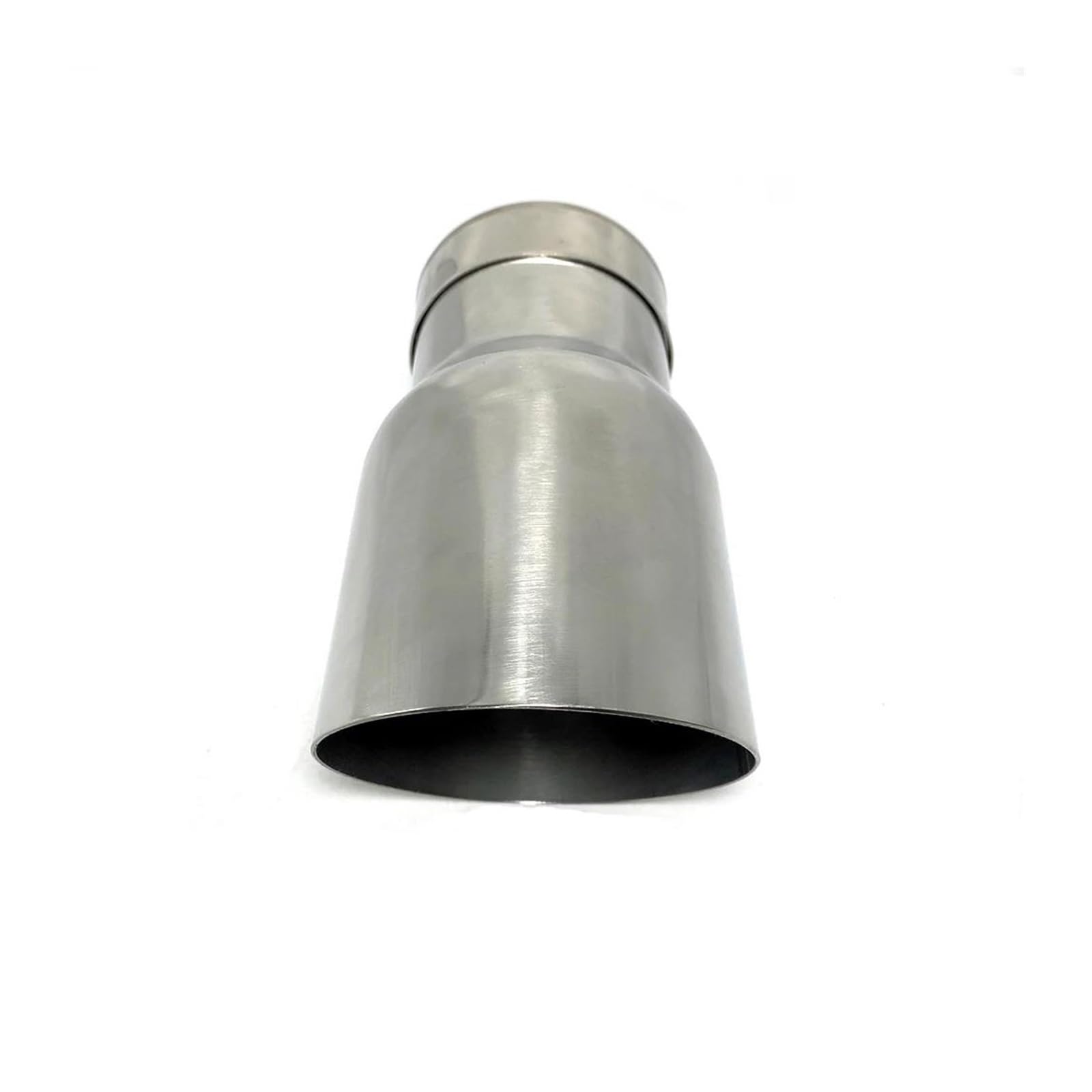 Endrohr 1PCS Universal-Edelstahl Universal-Automobil-Auspuffrohr Auspuff-Schalldämpfer-Pipeline Geschweißtes Rohr Mehrere Größen Auspuff Auspuff Endrohr(67MM IN-101MM Out) von AWGNTQQ