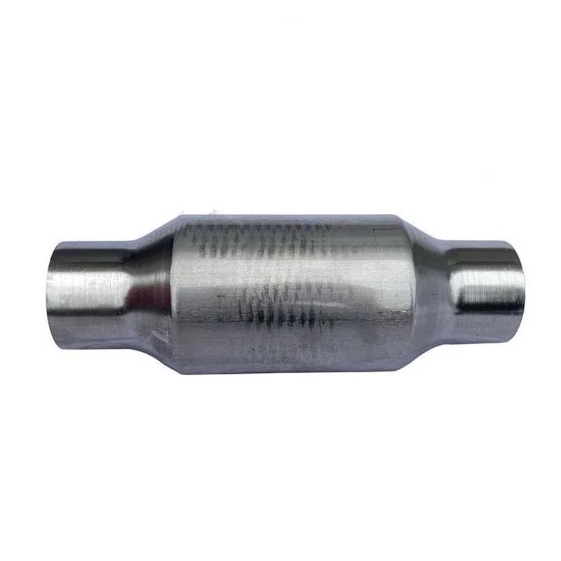Endrohr 2,5 "63mm Universal Katalysator High Flow Edelstahl Auto-Styling Auspuff Katalysator Auto Motor Zubehör Auspuff Endrohr von AWGNTQQ