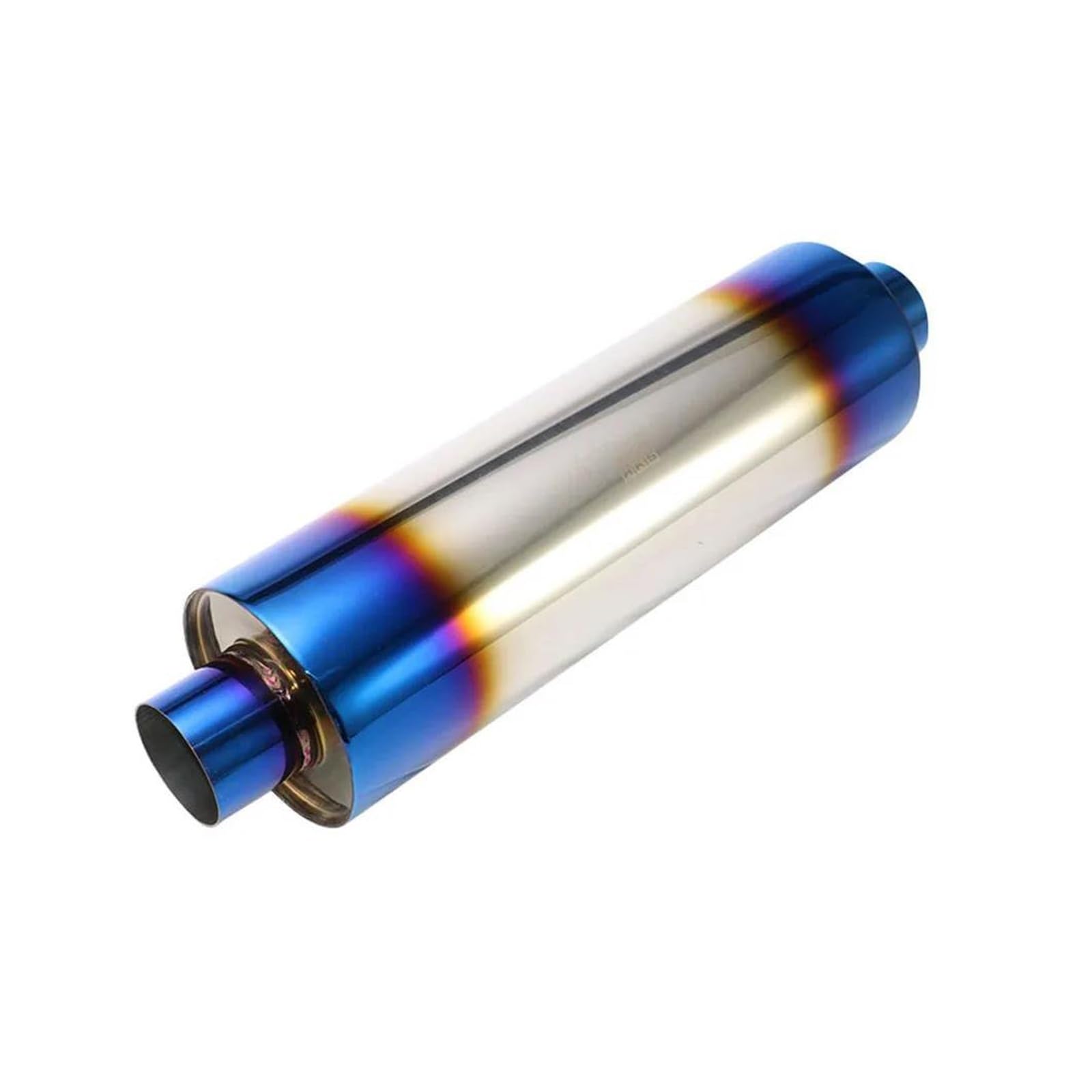Endrohr 2,5" Auto Schalldämpfer Resonator Auspuffrohr Edelstahl Auspuff Endrohr Universal Auspuff Endrohr(L2ZZ501c-with Logo) von AWGNTQQ