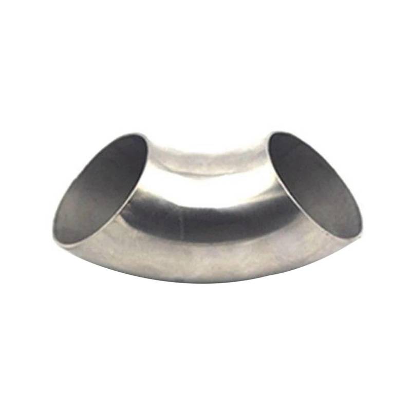 Endrohr 2,5 Zoll 60 Mm 201 Edelstahl Rechtwinklig Gebogenes Rohr 90 Grad Auspuffkrümmerrohr Autoteile Auspuff Endrohr(B) von AWGNTQQ