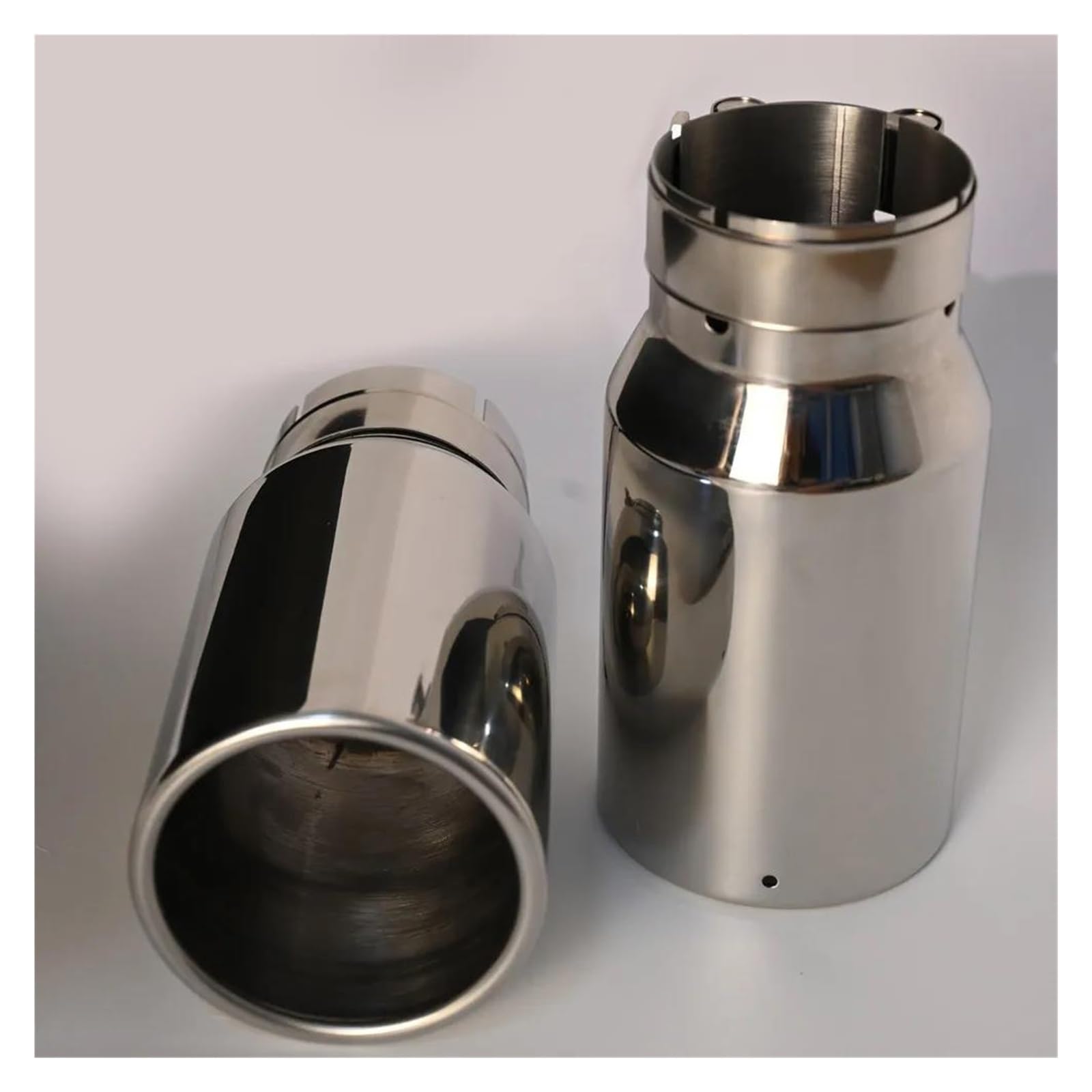 Endrohr 3-Zoll-Einlass-Auspuffspitze 3-Zoll-Einlass 4-Zoll-Auslass 20 cm Gesamtlänge Edelstahl-Diesel 76-mm-Auspuff-Endspitze 3-Zoll-Schalldämpfer Auspuff Endrohr(Flat) von AWGNTQQ