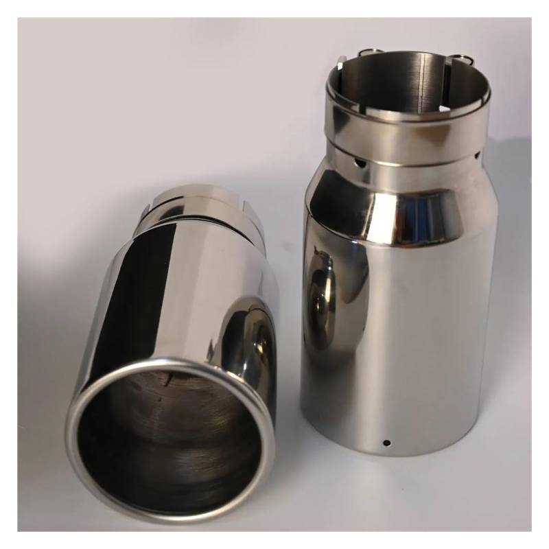 Endrohr 3-Zoll-Einlass-Auspuffspitze 3-Zoll-Einlass 4-Zoll-Auslass 20 cm Gesamtlänge Edelstahl-Diesel 76-mm-Auspuff-Endspitze 3-Zoll-Schalldämpfer Auspuff Endrohr(Flat) von AWGNTQQ