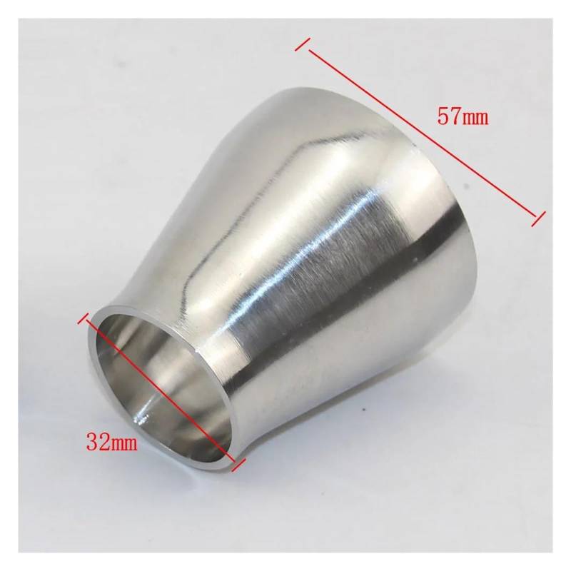 Endrohr 48 Mm/51 Mm/57 Mm Automobil-Auspuffrohr-Verbindungsstücke, 304 Edelstahl-Reduzierstück, Schweißen Von Groß Auf Klein Auspuff Endrohr(L) von AWGNTQQ