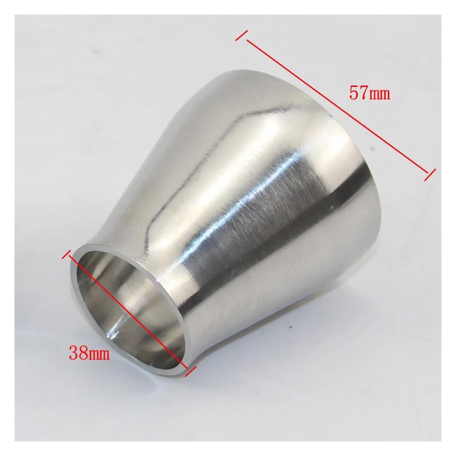 Endrohr 48 Mm/51 Mm/57 Mm Automobil-Auspuffrohr-Verbindungsstücke, 304 Edelstahl-Reduzierstück, Schweißen Von Groß Auf Klein Auspuff Endrohr(M) von AWGNTQQ