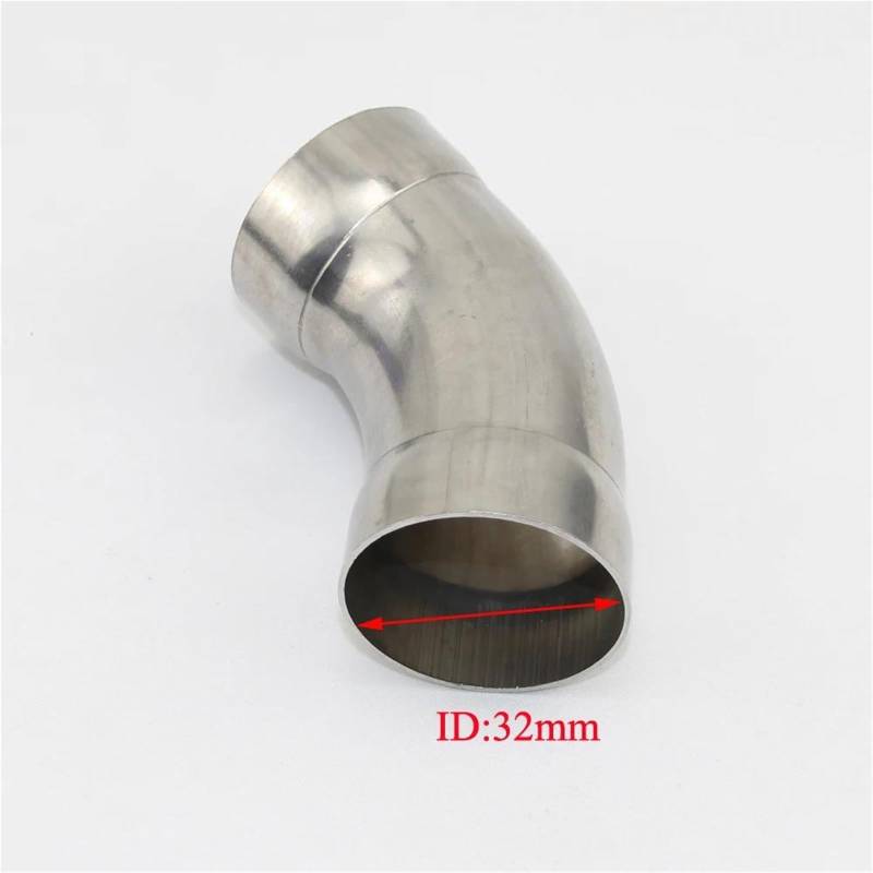 Endrohr 51 Mm 63,5 Mm 76 Mm 304 Edelstahl 45 Grad T-Stück Mit Gleichem Durchmesser Geschweißtes Rohr Ist Beständig Gegen Hochdruckkorrosion Auspuff Endrohr(32mm) von AWGNTQQ