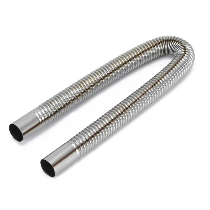 Endrohr 60 cm – 300 cm Luft-Diesel-Standheizung, Edelstahl-Auspuffrohr, Gasentlüftungsschlauch Auto LKW Van Mit 24 Mm Bohrung Auto-Schalldämpfer Auspuff Endrohr(200 cm) von AWGNTQQ