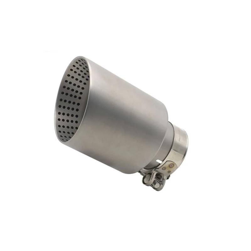 Endrohr 63 Mm 76 Mm Auto-Auspuff-Schalldämpfer-Spitzen Rohrsysteme Zubehör Schallschwächen Universal-Schalldämpfer-Spitze Auspuff-Schalldämpfer Aus Edelstahl Auspuff Endrohr(76x101 Matt Black) von AWGNTQQ