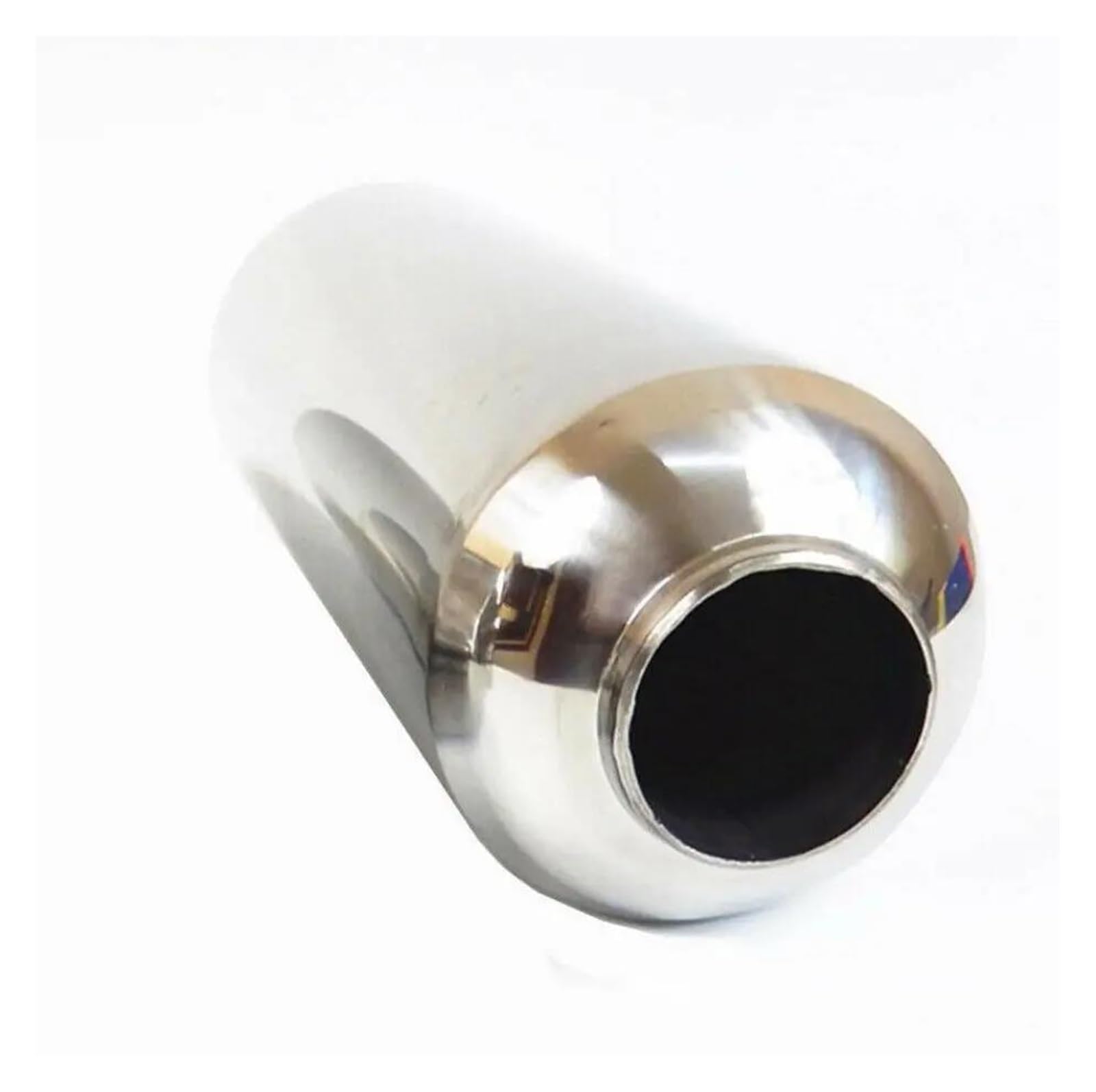 Endrohr Auto-Auspuff-Schalldämpfer Universal Edelstahl 51 Mm 63 Mm Mittelableitend Tuning-Schalldämpfer Zweig-Sound Tuning-Rohr-Zubehör Auspuff Endrohr(63mmx290mm) von AWGNTQQ