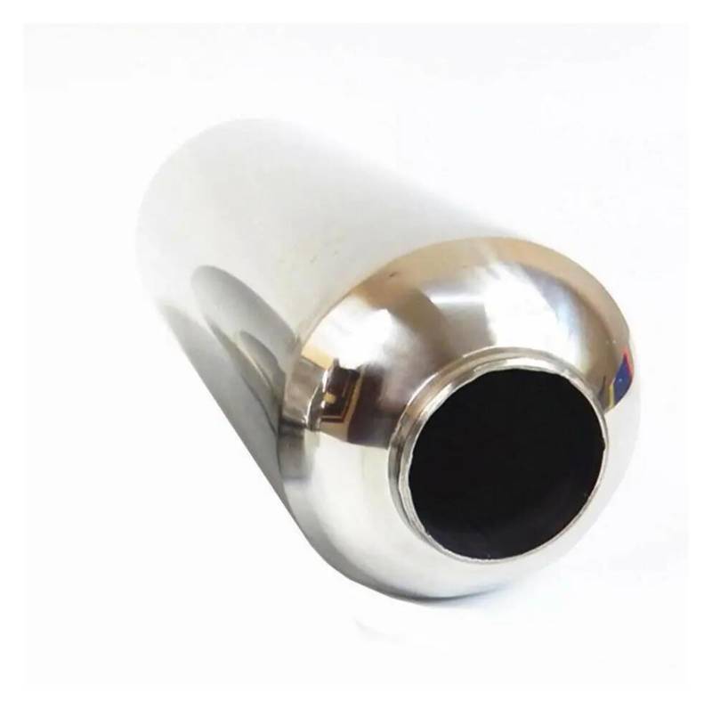 Endrohr Auto-Auspuff-Schalldämpfer Universal Edelstahl 51 Mm 63 Mm Mittelableitend Tuning-Schalldämpfer Zweig-Sound Tuning-Rohr-Zubehör Auspuff Endrohr(63mmx290mm) von AWGNTQQ