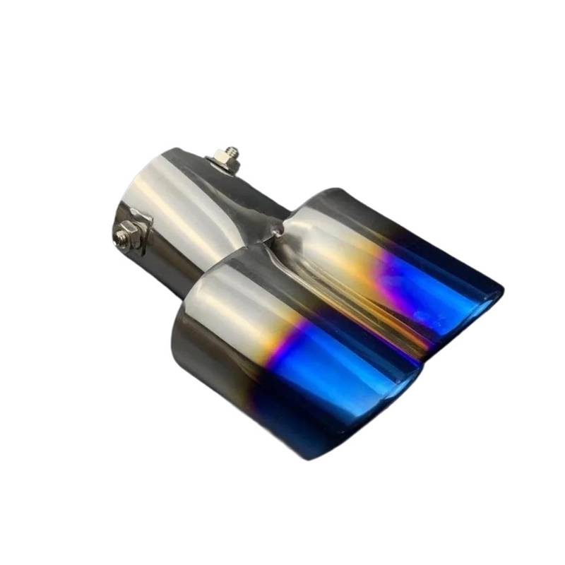 Endrohr Auto-Styling Auspuff Hinten Schalldämpfer Edelstahl Hinten Schwanz Auspuff Spitze End Rohre Schalldämpfer Endrohr Auto Zubehör Auspuff Endrohr(C) von AWGNTQQ