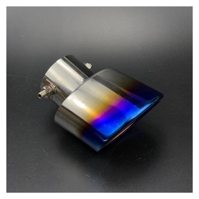 Endrohr Auto-Styling Auspuff Hinten Schalldämpfer Edelstahl Hinten Schwanz Auspuff Spitze End Rohre Schalldämpfer Endrohr Auto Zubehör Auspuff Endrohr(E) von AWGNTQQ