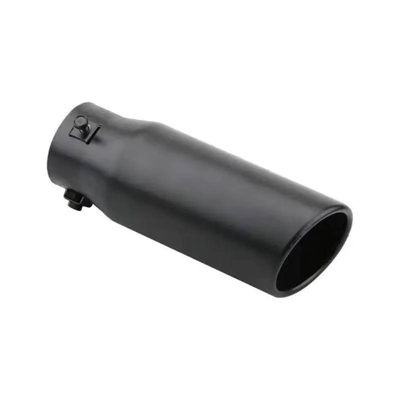 Endrohr Automobil-Auspuffrohr Mit Großem Durchmesser Modifizierter Schalldämpfer Neue Verlängerte Diagonal Plattierte Endgasabdeckung Aus Edelstahl Auspuff Endrohr(One in Black) von AWGNTQQ