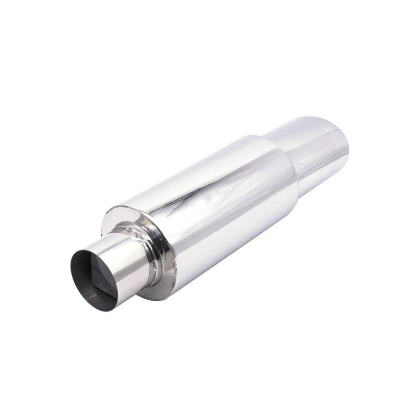 Endrohr Autoteile Abgasanlage Motorrad Schalldämpfer Auspuffrohr Universal Edelstahl 63mm Auspuff Endrohr von AWGNTQQ